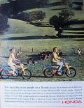 1965 Vintage Honda Trail 90 Motorcycle Ad ~ The Nicest People