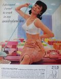 1964 Vintage Maidenform Chansonette Bra Ad ~ Sexy Secretary