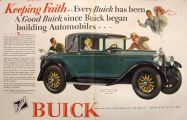 1928 Buick Country Club Coupe Ad ~ Keeping Faith