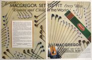 1931 Vintage MacGregor Golf Clubs Ad ~ For Every Man, Woman, & Child