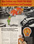 1940 Shell Gasoline Ad ~ Screwdrivers & Screwjays