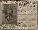 1905 Smith & Wesson Revolver Ad ~ Man with a Match-Lock