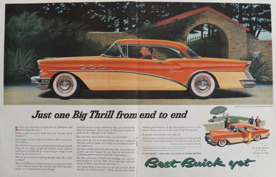 1956 Buick Special Ad ~ Great Orange Color