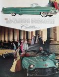 1956 Cadillac Convertible Ad ~ Boston Museum