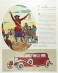 1933 Cadillac Ad ~ First to Use Self Starter ~ Rene Robert Cavelier