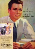 1935 General Tires Ad ~ Human Mileage