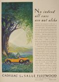 1929 Cadillac Ad ~ Beautiful Joseph Urban Art