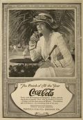 1917 Coca Cola Coke Ad ~ Lady Tennis Player