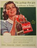 1940 Coca Cola Coke Ad ~ A Welcome Package
