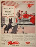 1941 Vintage Pontiac Torpedo Ad ~ Scottie Dog