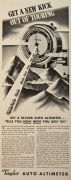 1940 Taylor Auto Altimeter Ad ~ Tells How High You Are