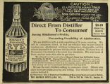 1898 Antique Hayner's Seven Year Old Rye Ad