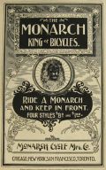 1896 Monarch Bicycle Ad ~ King of Bicycles