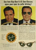 1957 Vintage Ray-Ban Sunglasses Ad