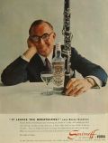 1958 Smirnoff Vodka Ad ~ Benny Goodman