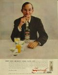 1957 Smirnoff Vodka Ad ~ Wally Cox, Mr. Peepers