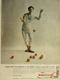 1957 Smirnoff Vodka Ad ~ Marcel Marceau