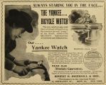 1897 Antique Ingersoll Yankee Bicycle Watch Ad