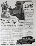 1929 1929 Kari-Keen Baggage Carrier Car Trunk Ad