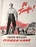 1941 Movie Ad ~ Citizen Kane ~ Orson Welles