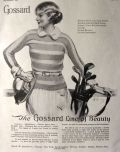 1924 Gossard Brassiere Ad ~ Neysa McMein Lady Golfer
