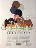 1941 Palm Beach Men's Suits Ad ~ Harry Beckhoff Art