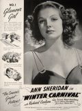 1939 Movie Ad ~ Winter Carnival ~ Ann Sheridan