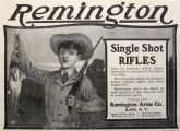 1903 Remington Single Shot Rifles Ad ~ Boy with Hare