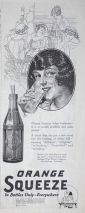 1924 Orange Squeeze Ad ~ Helps Hostesses
