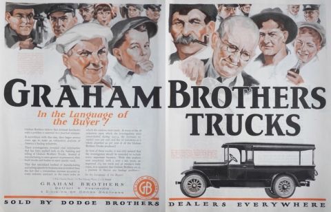 1924 Graham Brothers Trucks Ad ~ Language of the Buyer