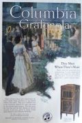 1919 Columbia Grafonola Ad ~ They Meet Where There's Music