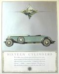 1930 Vintage Cadillac Ad ~ Sixteen Cylinders