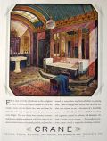 1928 Crane Bathroom Fixtures Ad ~ Roman Imperial Design