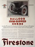 1924 Firestone Gum Dipped Tires Vintage Ad