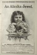 1898 Mellin's Baby Food Ad ~ Alice Van Doren, Juneau, Alaska