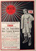 1907 BVD Men's Loose Fitting Underwear Ad