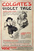 1904 Colgate's Violet Talc Ad ~ Maxfield Parrish