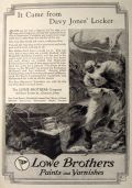 1923 Lowe Brothers Paint Ad ~ Davy Jones' Locker