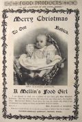 1897 Mellin's Baby Food Ad ~ Rhea Dobbrow, Alton, RI