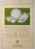 1924 Syracuse China Ad ~ Alcora Pattern