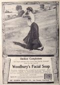 1903 Woodbury's Facial Soap Ad ~ Lady Golfer