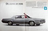 1967 Vintage Cadillac Fleetwood Ad ~ Oh, Come On Now