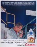 1958 Camel Cigarettes Ad ~ Baseball's Lew Burdette
