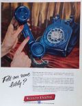 1956 Western Electric Telephone Ad ~ New Color Phones