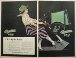 1916 Willys Overland Car Ad ~ Coles Phillips ~ OK'd by the Nation
