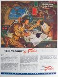 1945 WWII Body by Fisher Ad ~ Bomber Crews ~ Dean Cornwell