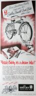 1949 Vintage Shelby Donald Duck Bicycle Ad