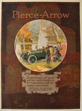 1915 Pierce Arrow Car Ad in Color