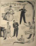 1946 Columbia Records Ad ~ Gene Krupa, Xavier Cugat