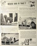 1947 Ethyl Gasoline Ad ~ Dogs with Famous Owners